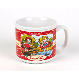 Campbell's Kids Soup Mug 2000 Houston Harvest | Swimming Hole Sitting on Fence